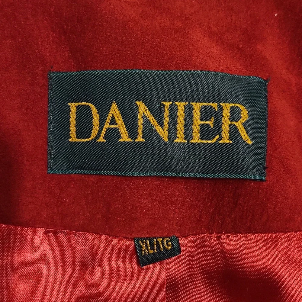 Danier Red Suede Jacket - Picture 8 of 14